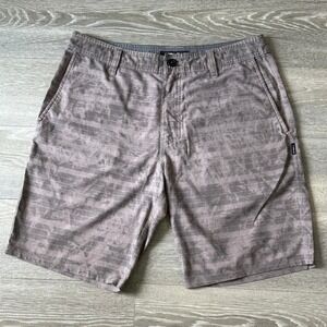 ONeill‎ Mischief Hybrid Shorts Size 31 Brown Stretch Surf Beach Casual